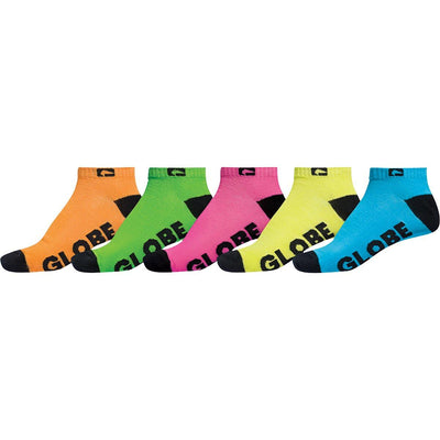 Calcetines Globe NEON ANKLE SOCK 5 PACK